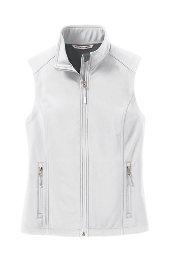 6324-Marshmallow-5-L325MarshmallowFlatFront2-337W L325 - Port Authority® Ladies Core Soft Shell Vest