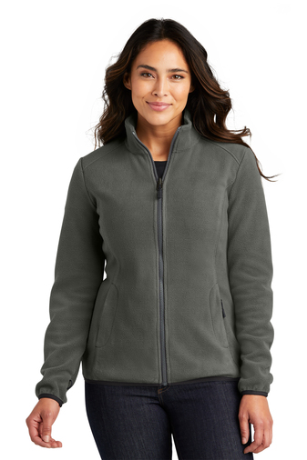 23095-StormGrey-1-L123StormGreyModelLiner-337W L123 Port Authority® Women's All-Weather 3-in-1 Jacket