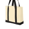 B400 Port Authority® - Ideal Twill Two-Tone Shopping Tote